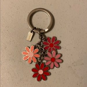 Coach Flower Keychain
